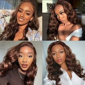 180% Density Body Wave 13X4 HD Lace Frontal Human Hair Wig